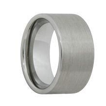 14mm Matte Finish Extra Wide Flat Tungsten Band