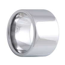 Flat 16mm Extra Wide Tungsten Wedding Ring